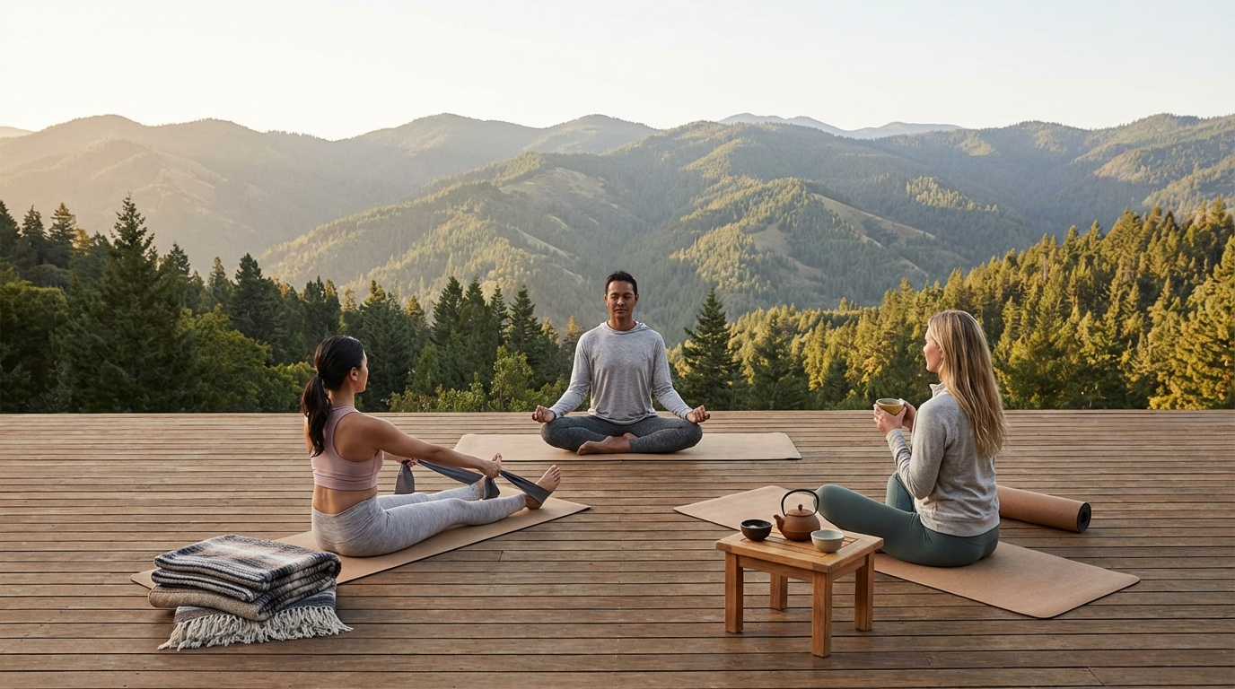 Mindful Escapes: Combining Pilates and Meditation in the Mountains